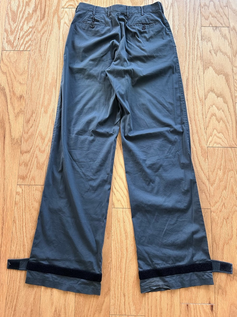 Prada Men's Dark Navy Wide-Leg Trousers